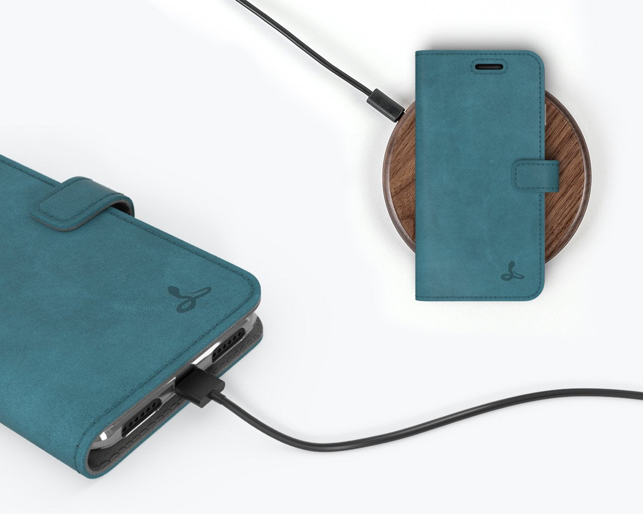 Apple iPhone SE (2020) / SE (2022) - Vintage Leather Wallet Phone Case