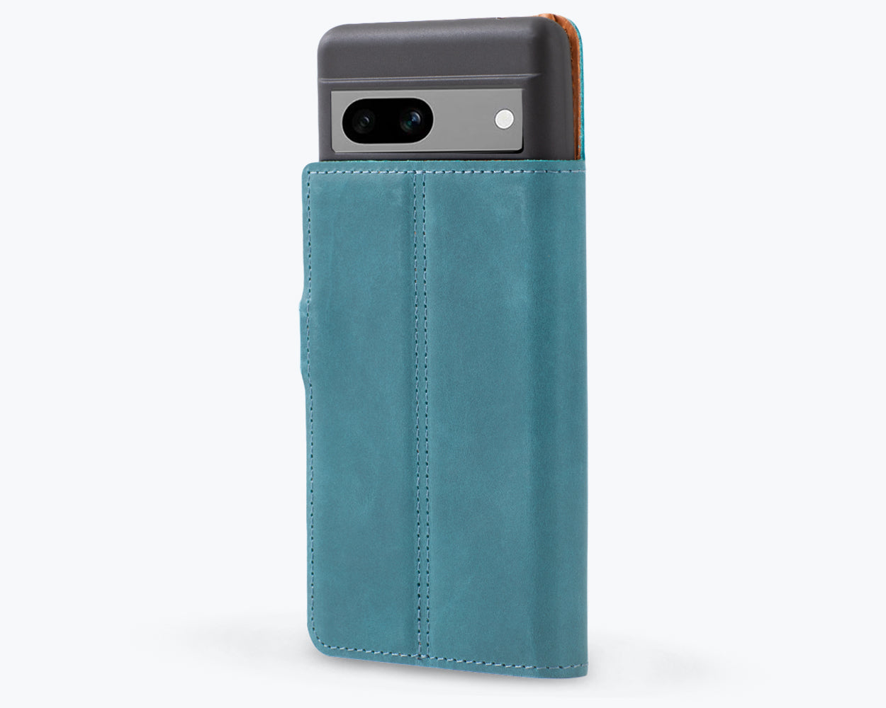 Google Pixel 7A - Vintage Leather Wallet Phone Case