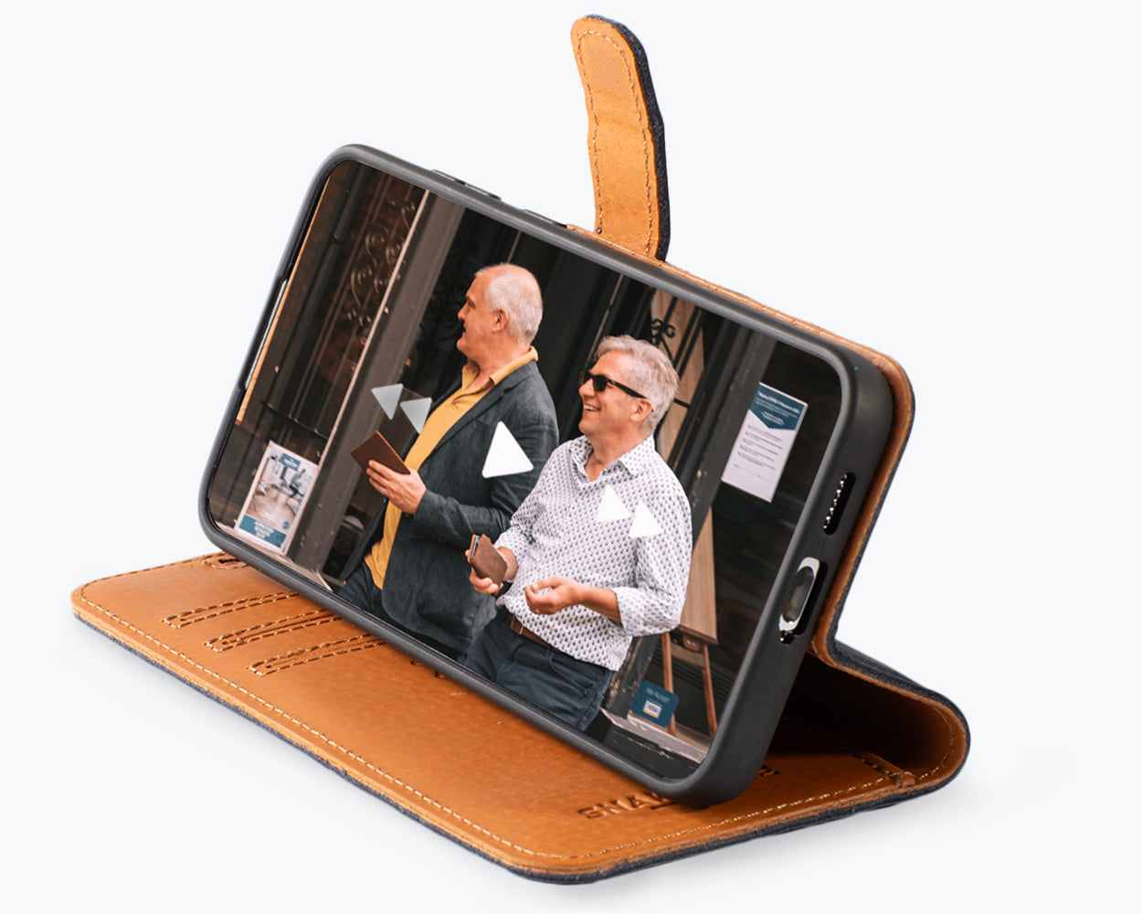 Samsung Galaxy S24 - Vintage Leather Wallet Phone Case