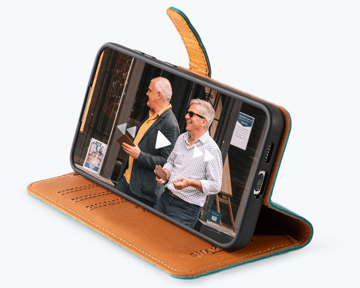 Samsung Galaxy S24 - Vintage Leather Wallet Phone Case