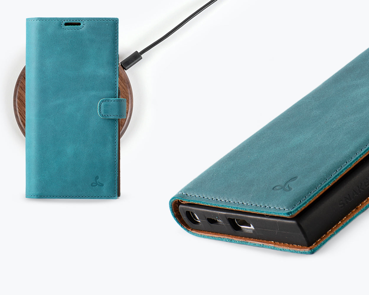 Samsung Galaxy S24 Ultra - Vintage Leather Wallet Phone Case