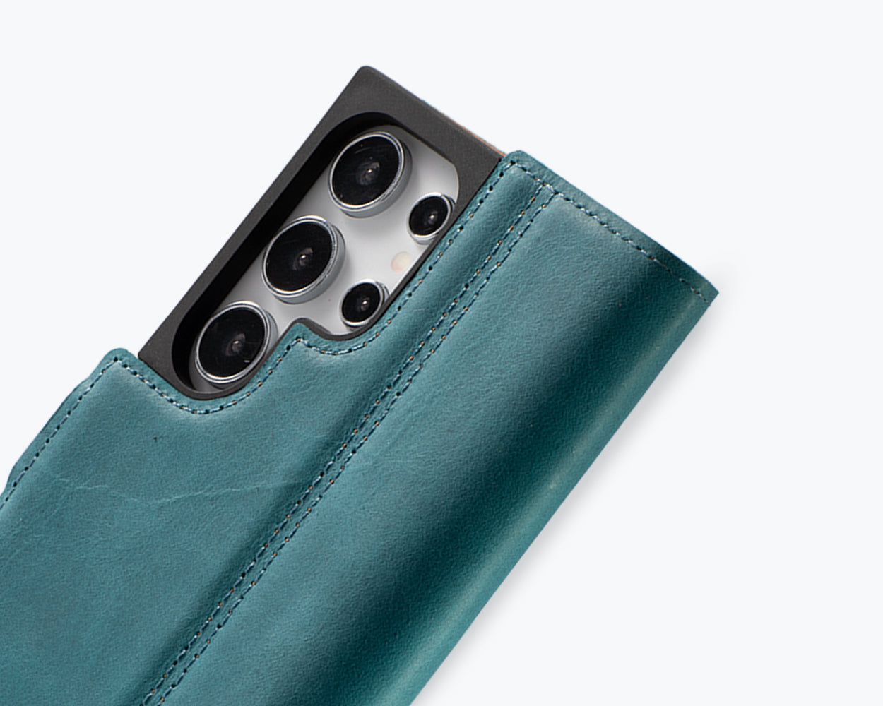 Samsung Galaxy S24 Ultra - Vintage Leather Wallet Phone Case