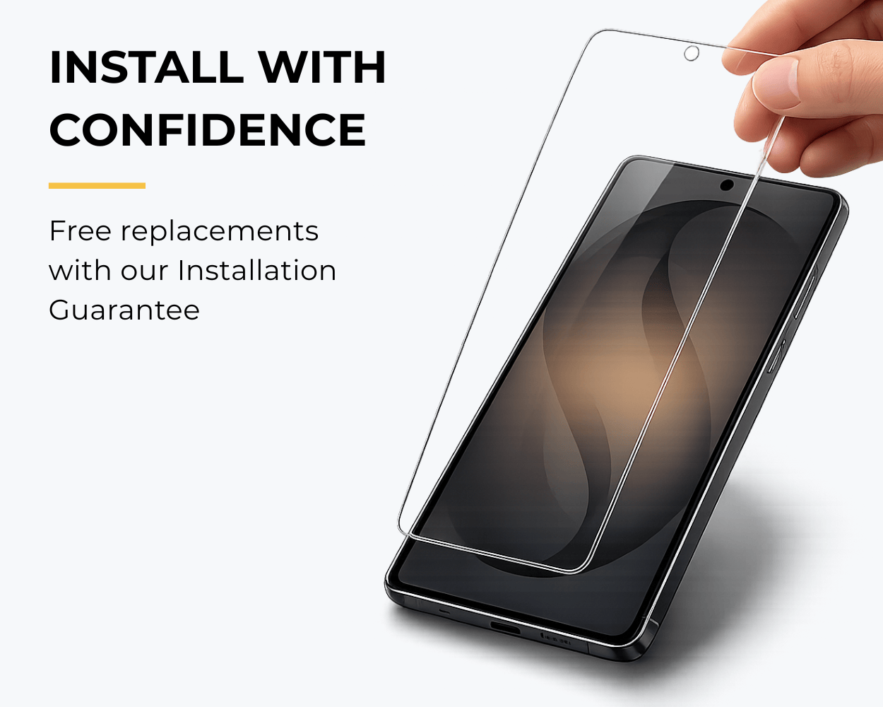 Snakehive Tempered Glass Samsung Galaxy S25 FE - Tempered Glass Screen Protector (x2) Tempered Glass Screen Protector for Galaxy S25 FE