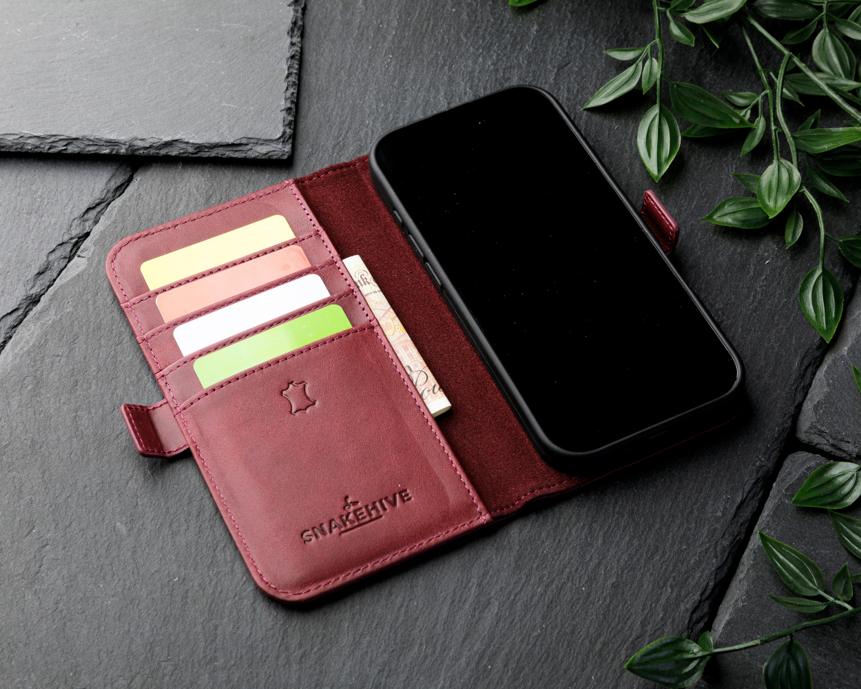 Apple iPhone 17  - Metro Leather Wallet Phone Case