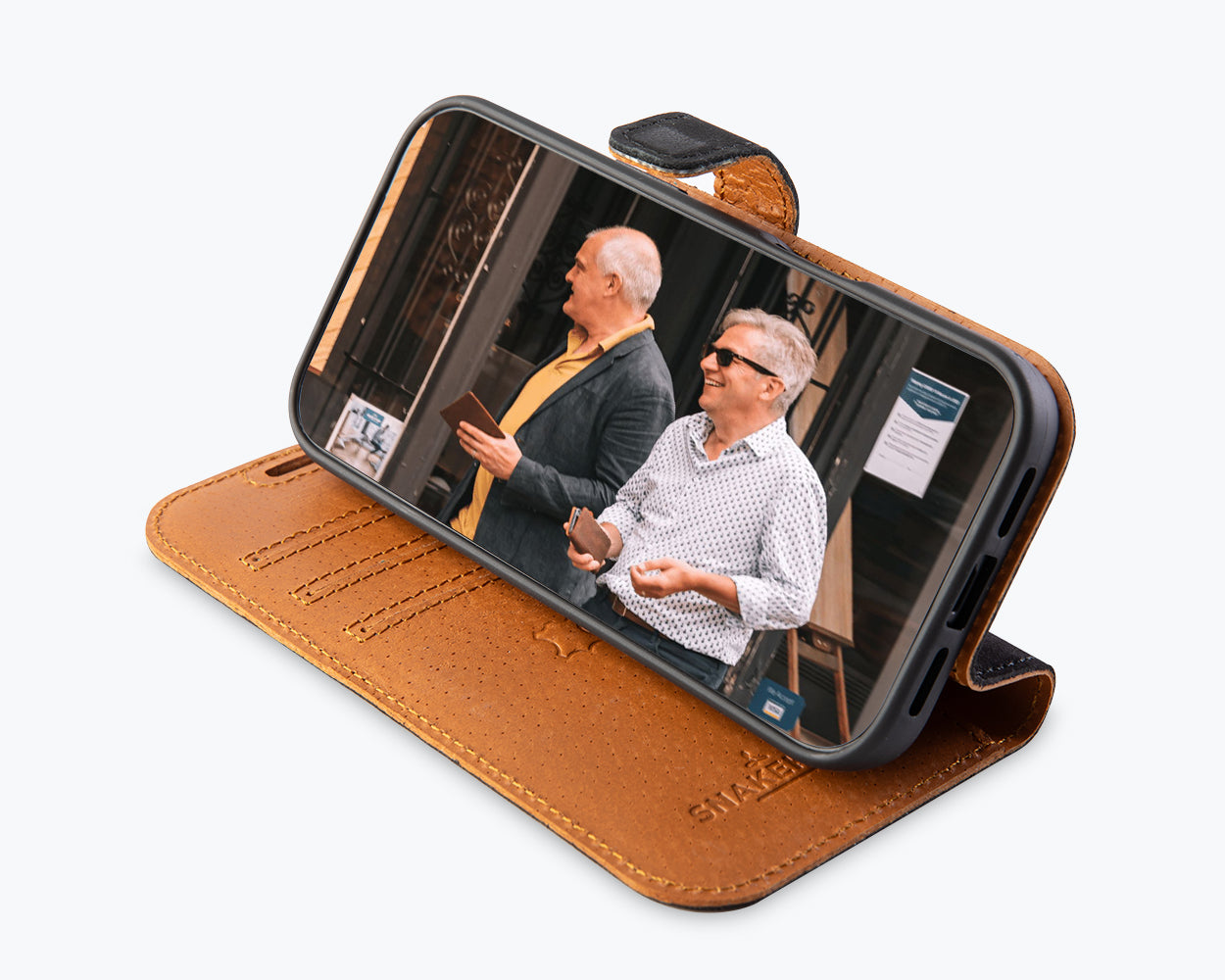 Apple iPhone 17 Pro - Vintage Leather Wallet Phone Case