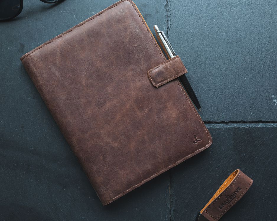Vintage A5 Leather Notebook Cover