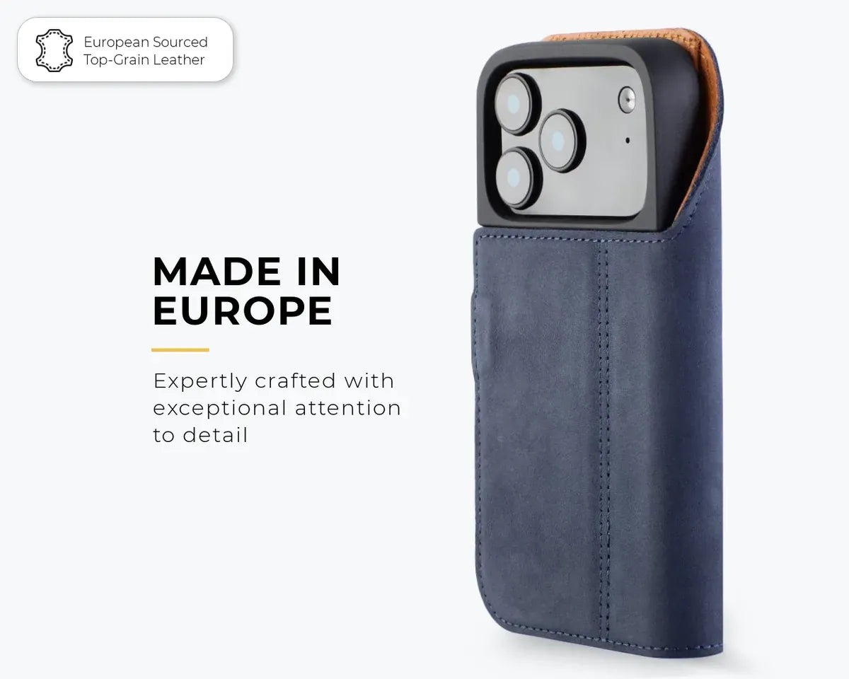 Snakehive Vintage Wallet Apple iPhone 18 Pro - Vintage Leather Wallet Phone Case Vintage Leather Wallet Case for Apple iPhone 18 Pro