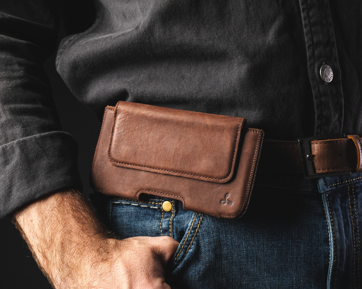 XL - Vintage Belt Pouch