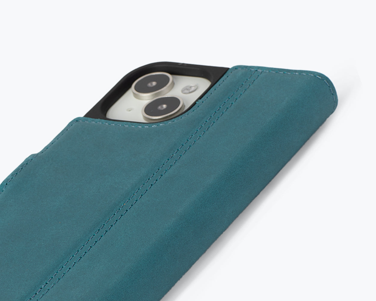 Apple iPhone 15 - Vintage Leather Wallet Phone Case