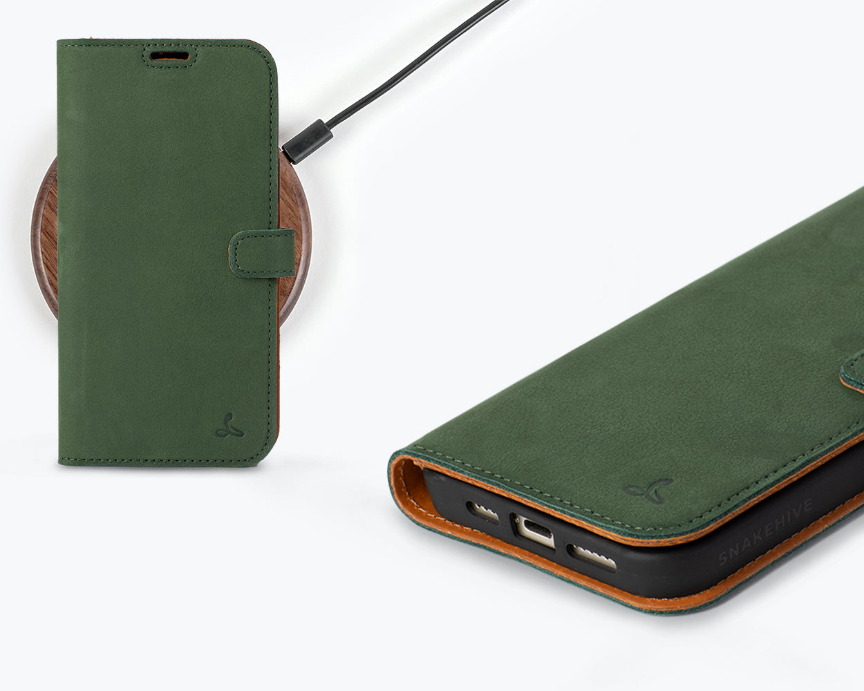 Apple iPhone 15 Plus - Vintage Leather Wallet Phone Case