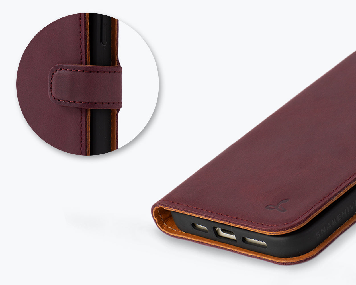 Apple iPhone 15 Plus - Vintage Leather Wallet Phone Case