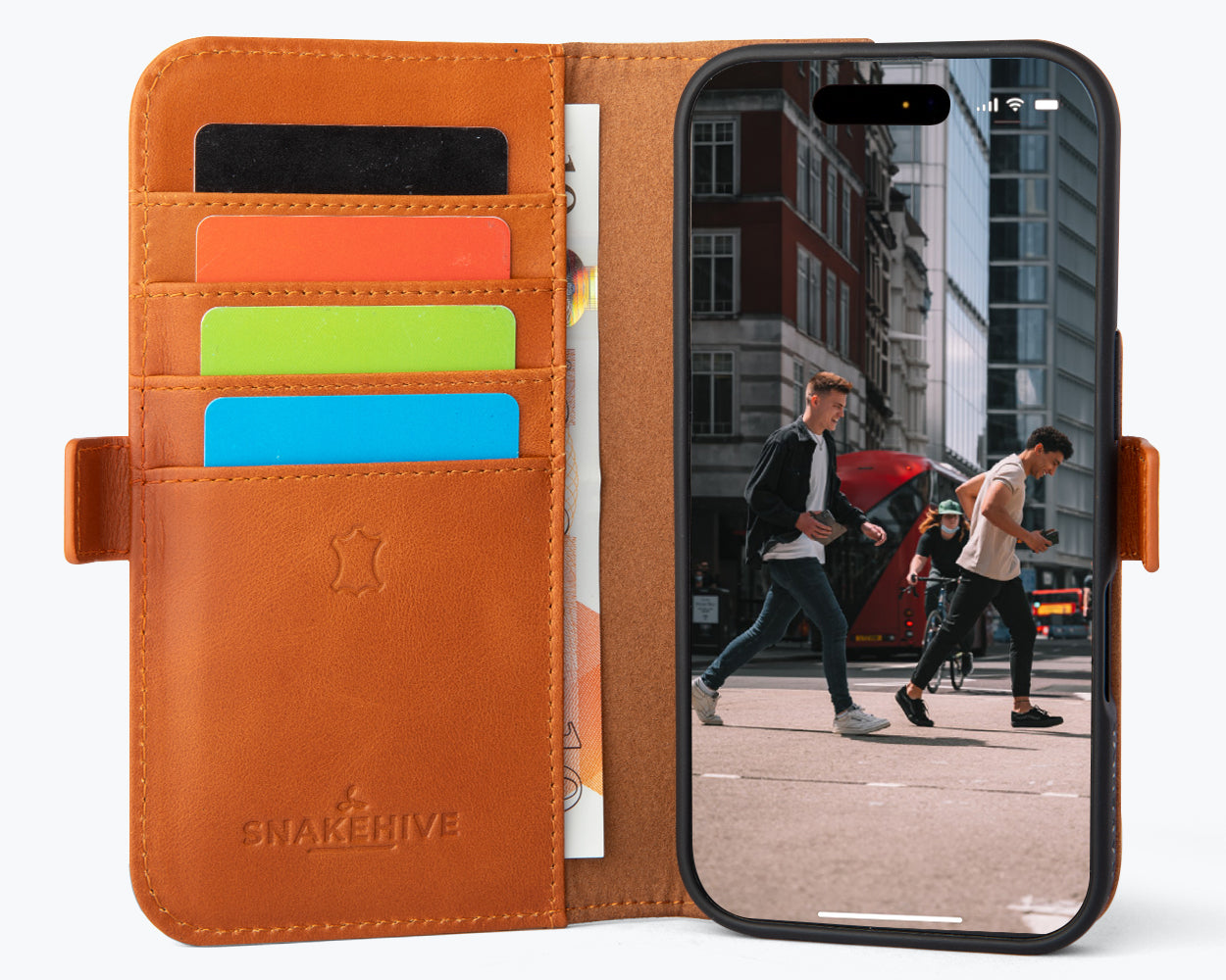 Apple iPhone 17  - Metro Leather Wallet Phone Case