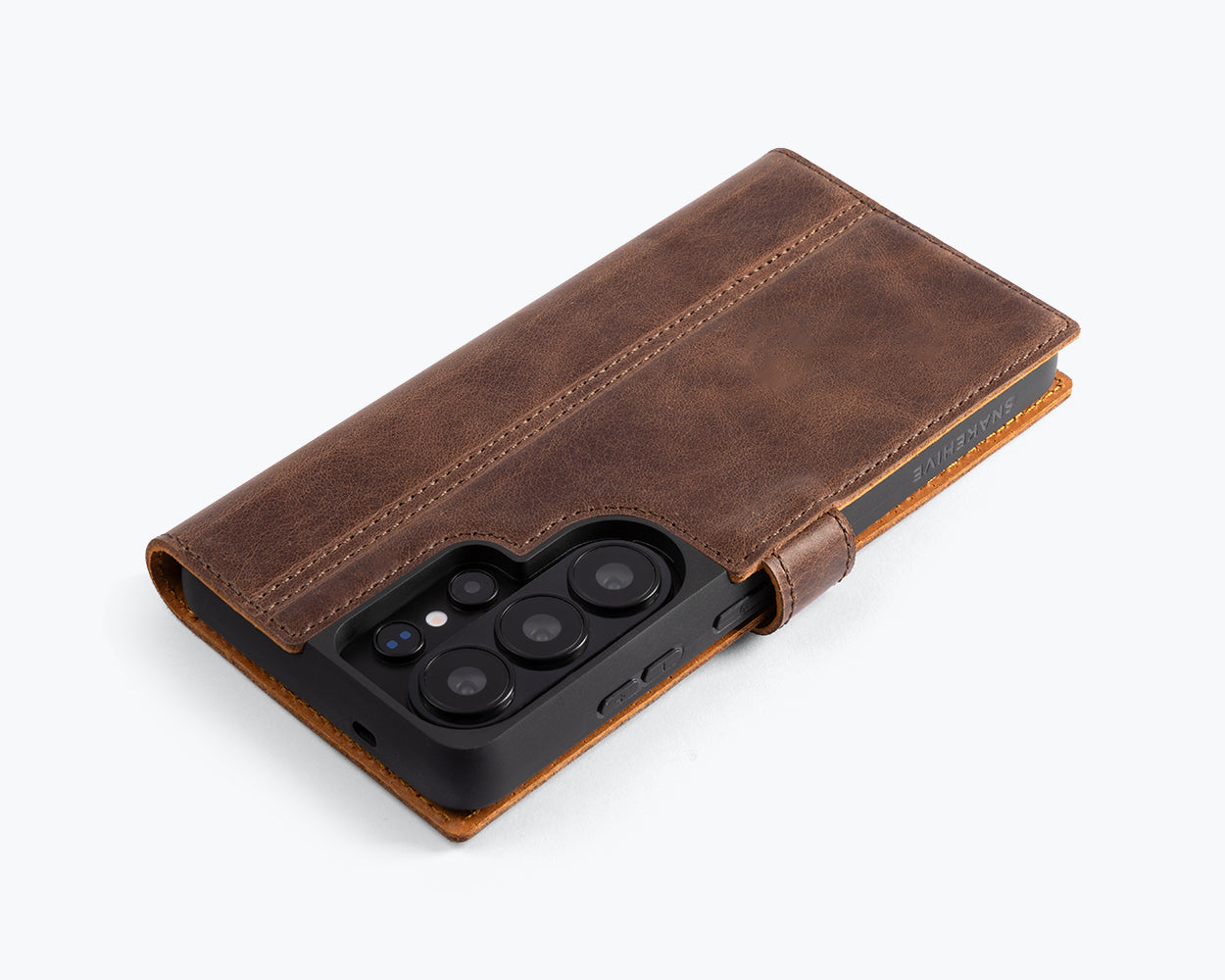 Samsung Galaxy S26 Ultra - Vintage Leather Wallet Phone Case