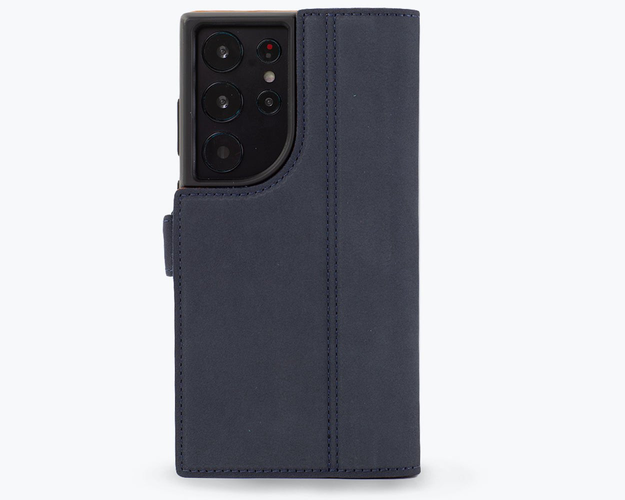 Samsung Galaxy S24 Ultra - Vintage Leather Wallet Phone Case (Side Clasp)