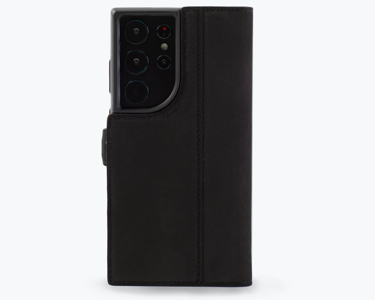 Samsung Galaxy S24 Ultra - Vintage Leather Wallet Phone Case (Side Clasp)