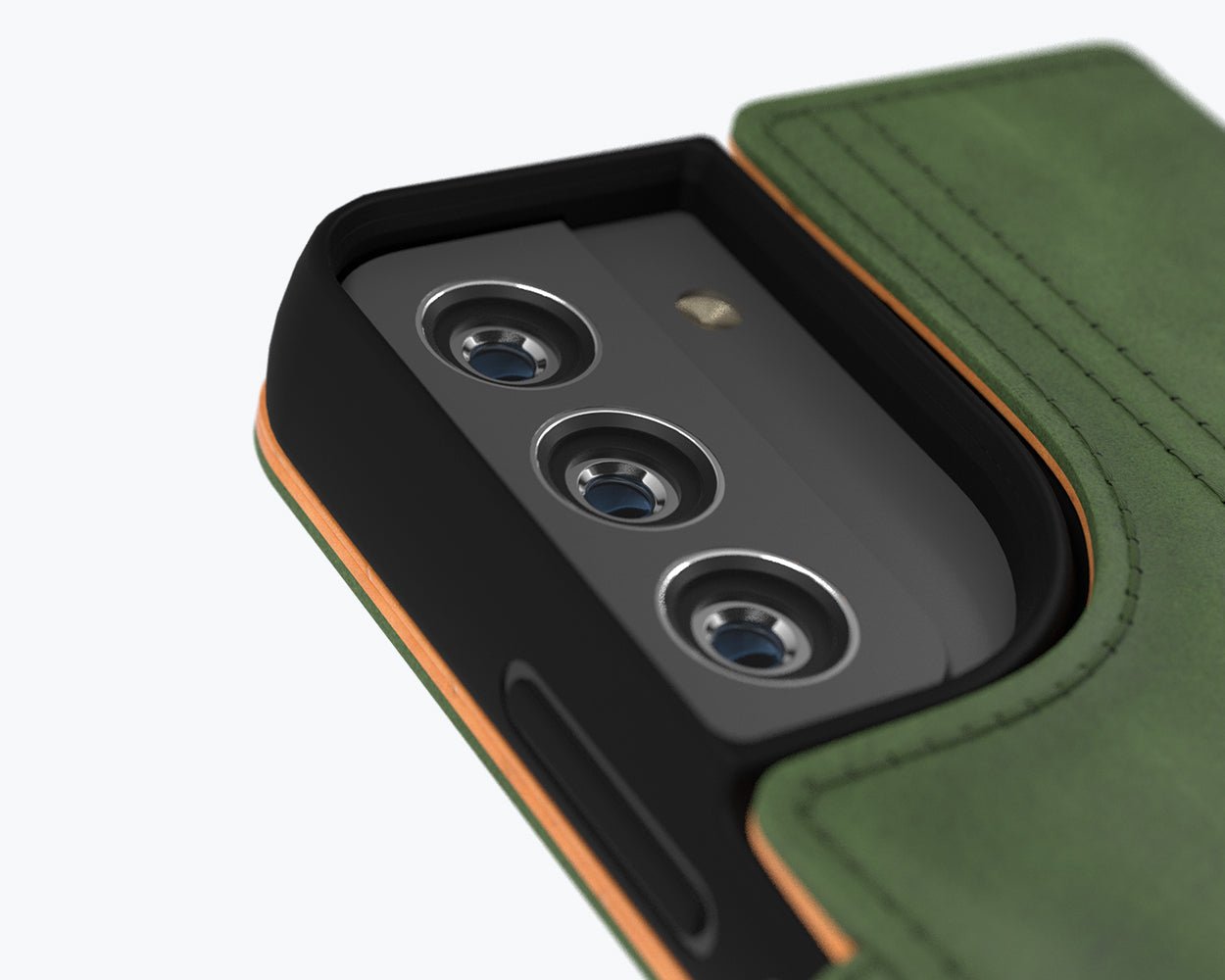 Samsung Galaxy S24 Ultra - Vintage Leather Wallet Phone Case (Side Clasp)