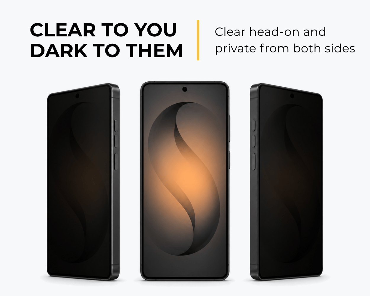 Snakehive Privacy Glass Samsung Galaxy S24 - Privacy Glass Screen Protector (x2) Privacy Glass Screen Protector (x2) for Samsung Galaxy S24