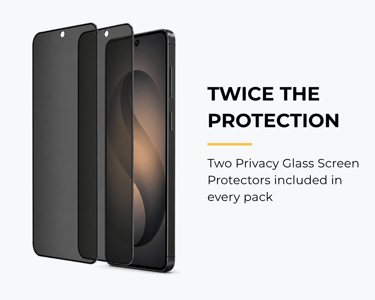Snakehive Privacy Glass Samsung Galaxy S24 - Privacy Glass Screen Protector (x2) Privacy Glass Screen Protector (x2) for Samsung Galaxy S24