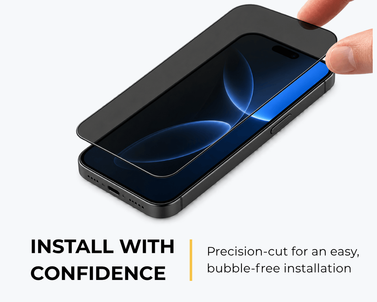 Snakehive Privacy Glass Apple iPhone 16 Pro Max - Privacy Glass Screen Protector (x2) Privacy Glass Screen Protector (x2) for iPhone 16 Pro Max
