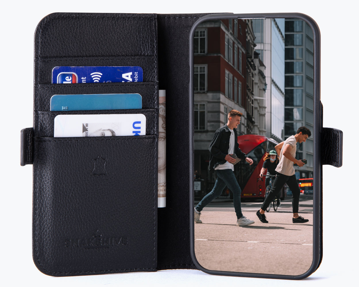 Apple iPhone 15 Pro - Metro Leather Wallet Phone Case