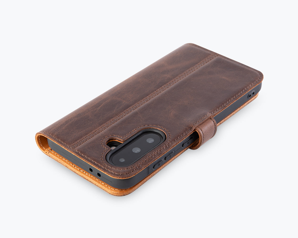 Samsung Galaxy A36 - Vintage Leather Wallet Phone Case