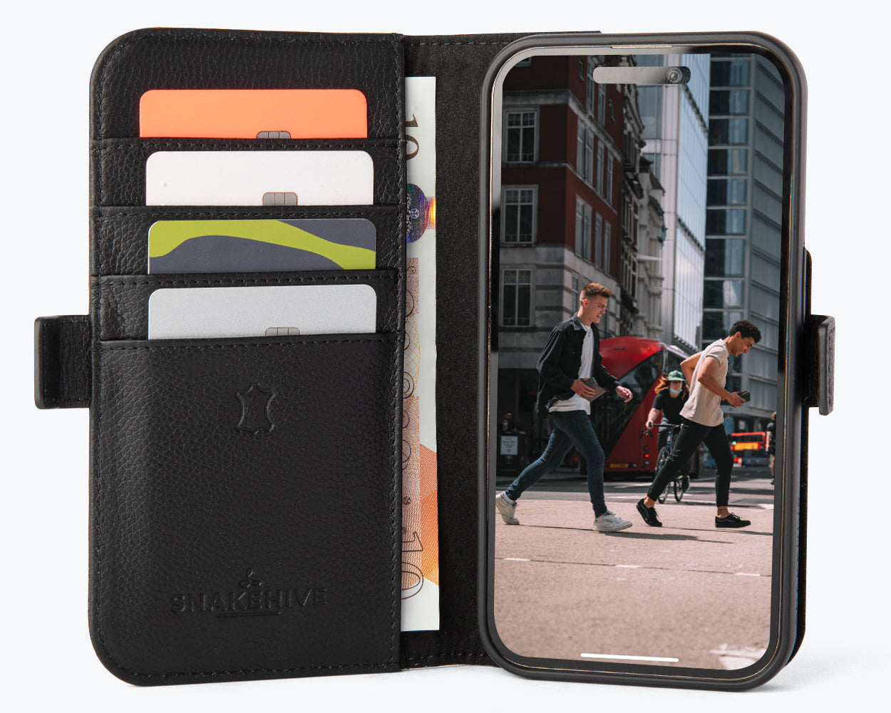 Apple iPhone 16 Plus  - Metro Leather Wallet Phone Case