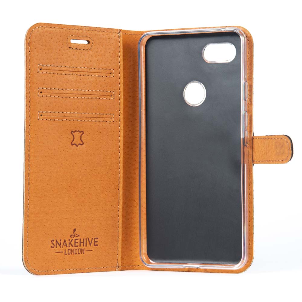 Google Pixel 3 - Vintage Leather Wallet Phone Case