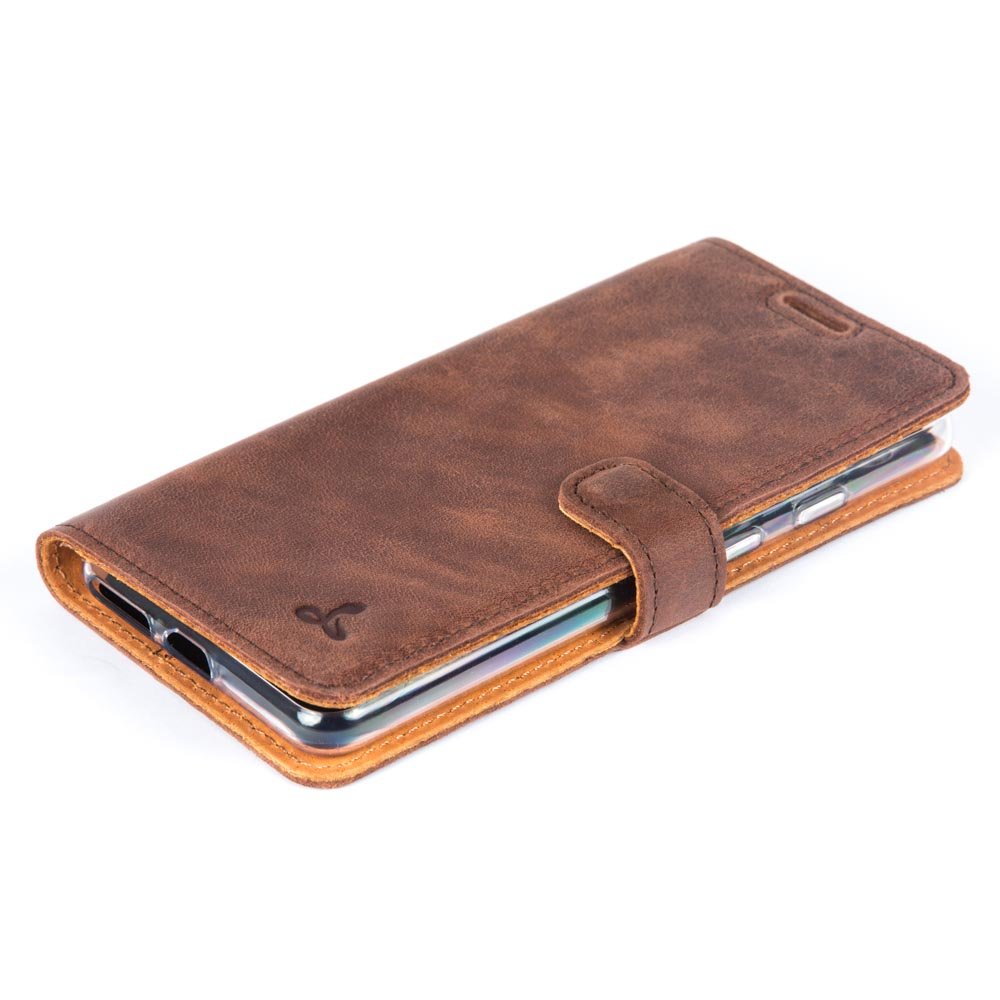 Google Pixel 3 - Vintage Leather Wallet Phone Case
