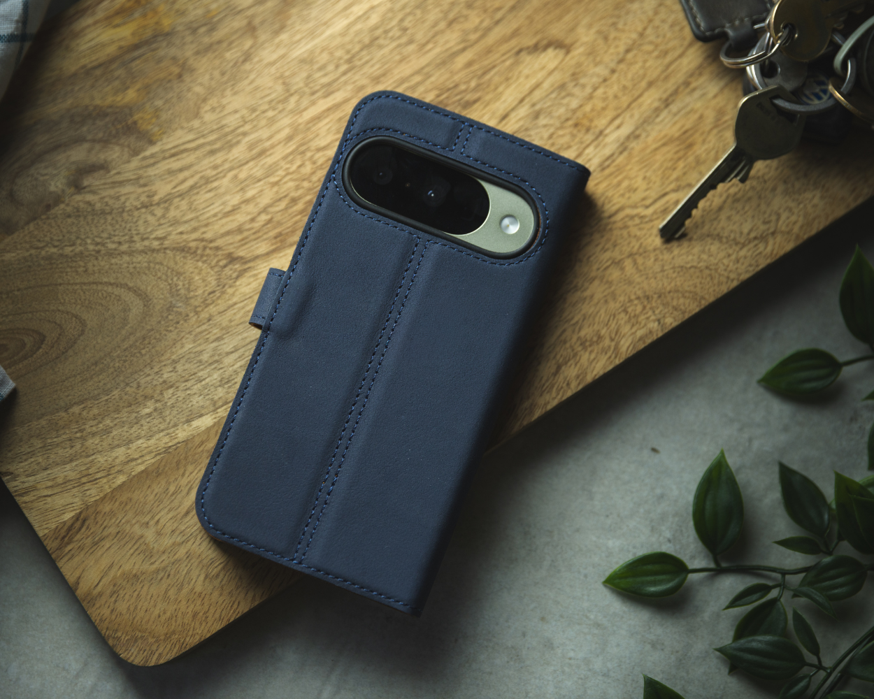 Google Pixel 11 Pro - Vintage Leather Wallet Phone Case