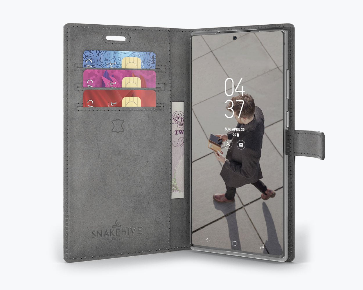 Samsung Galaxy Note 20 - Vintage Leather Wallet Phone Case