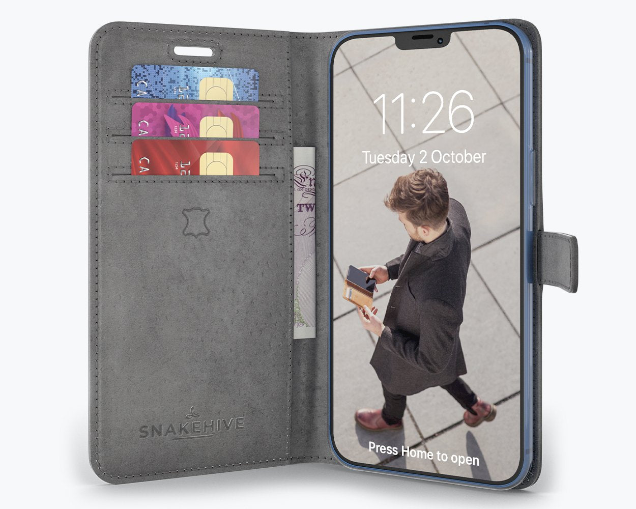 Apple iPhone 12 Pro Max - Vintage Leather Wallet Phone Case