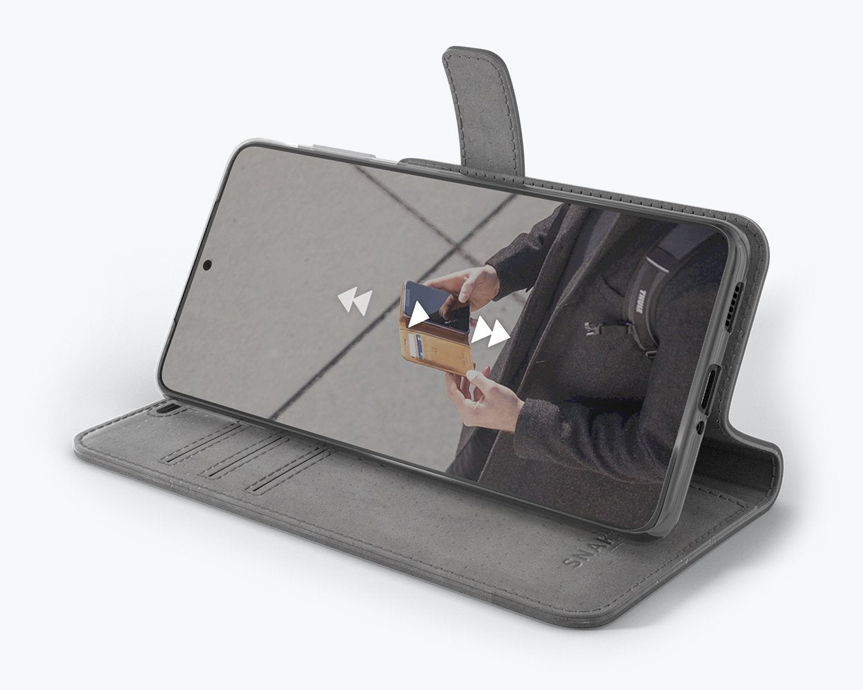 Samsung Galaxy S21 Plus - Vintage Leather Wallet Phone Case