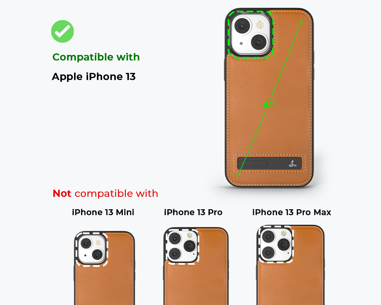 Apple iPhone 13 - Metro Leather Phone Case