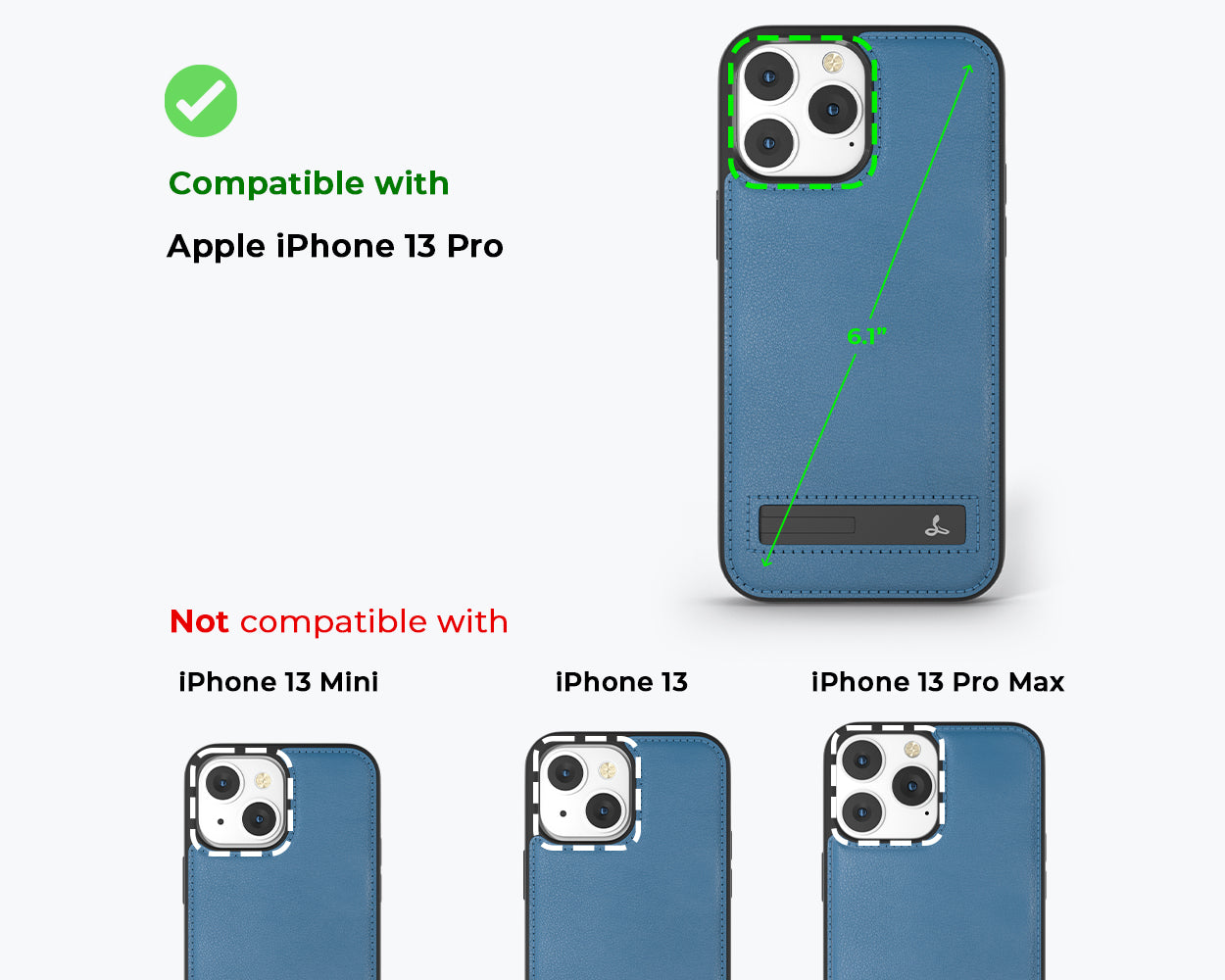 Apple iPhone 13 Pro - Metro Leather Phone Case