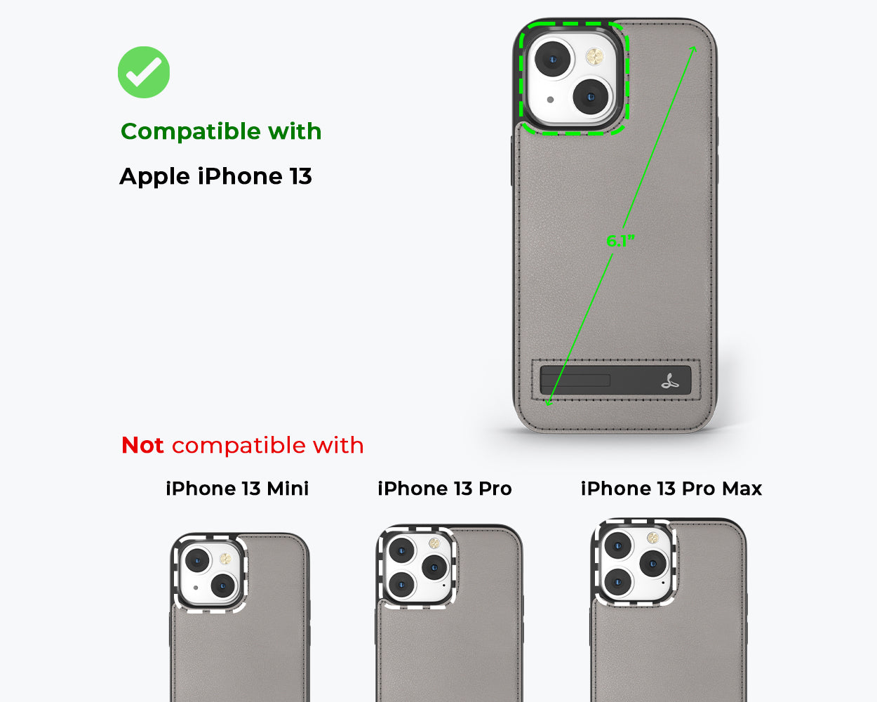 Apple iPhone 13 - Metro Leather Phone Case