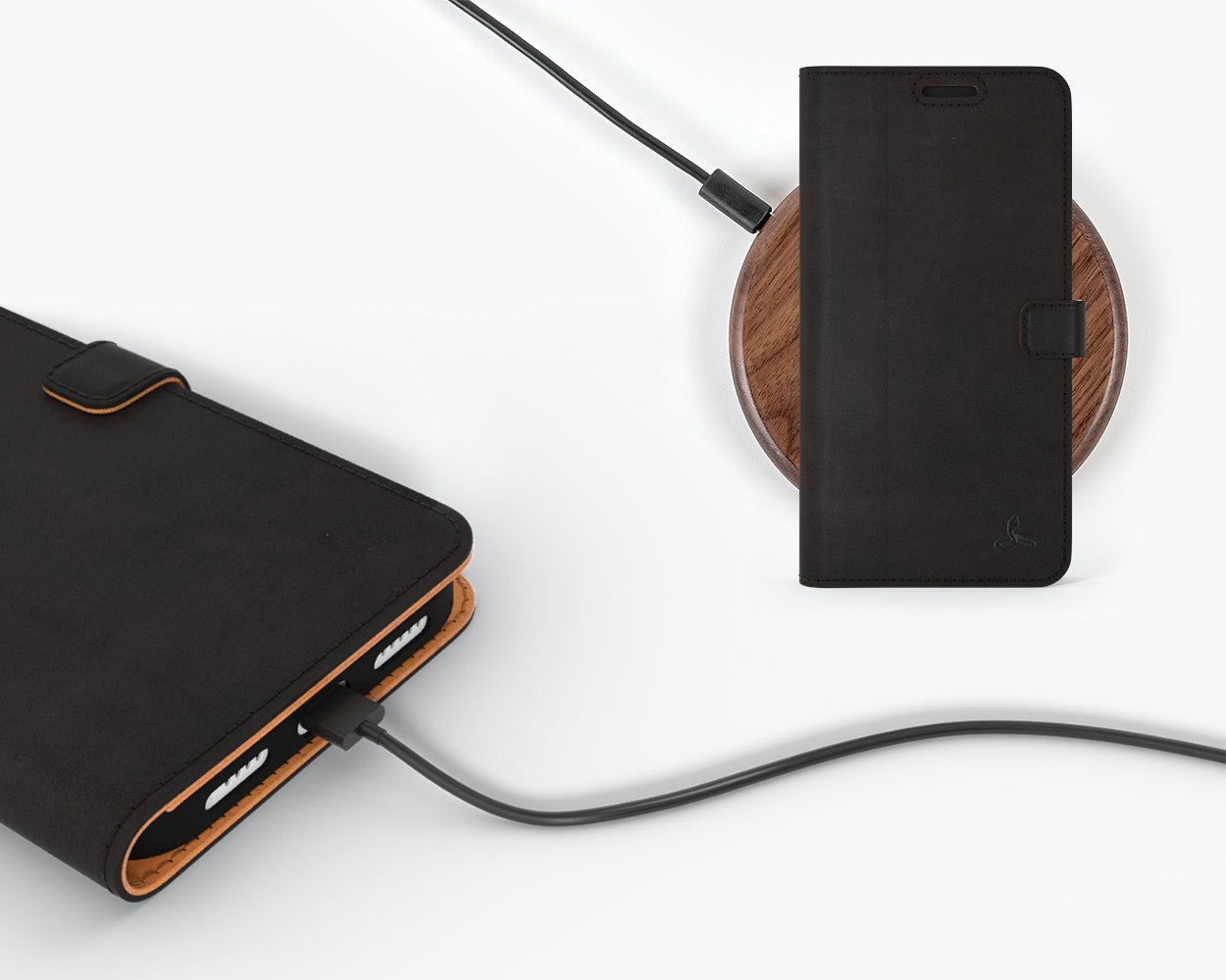 Apple iPhone 14 - Vintage Leather Wallet Phone Case