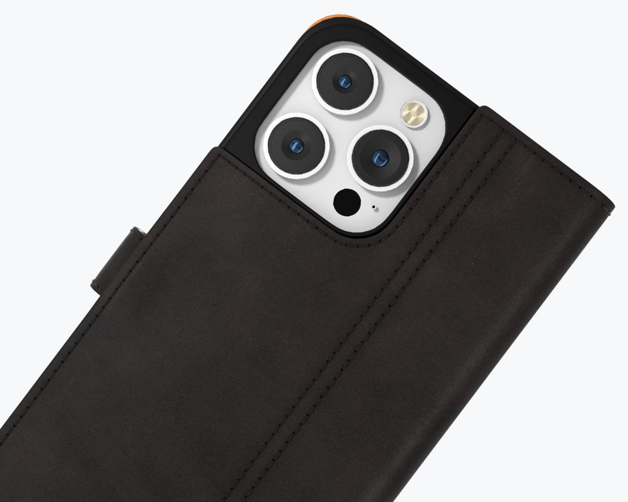 Apple iPhone 14 Pro Max - Vintage Leather Wallet Phone Case