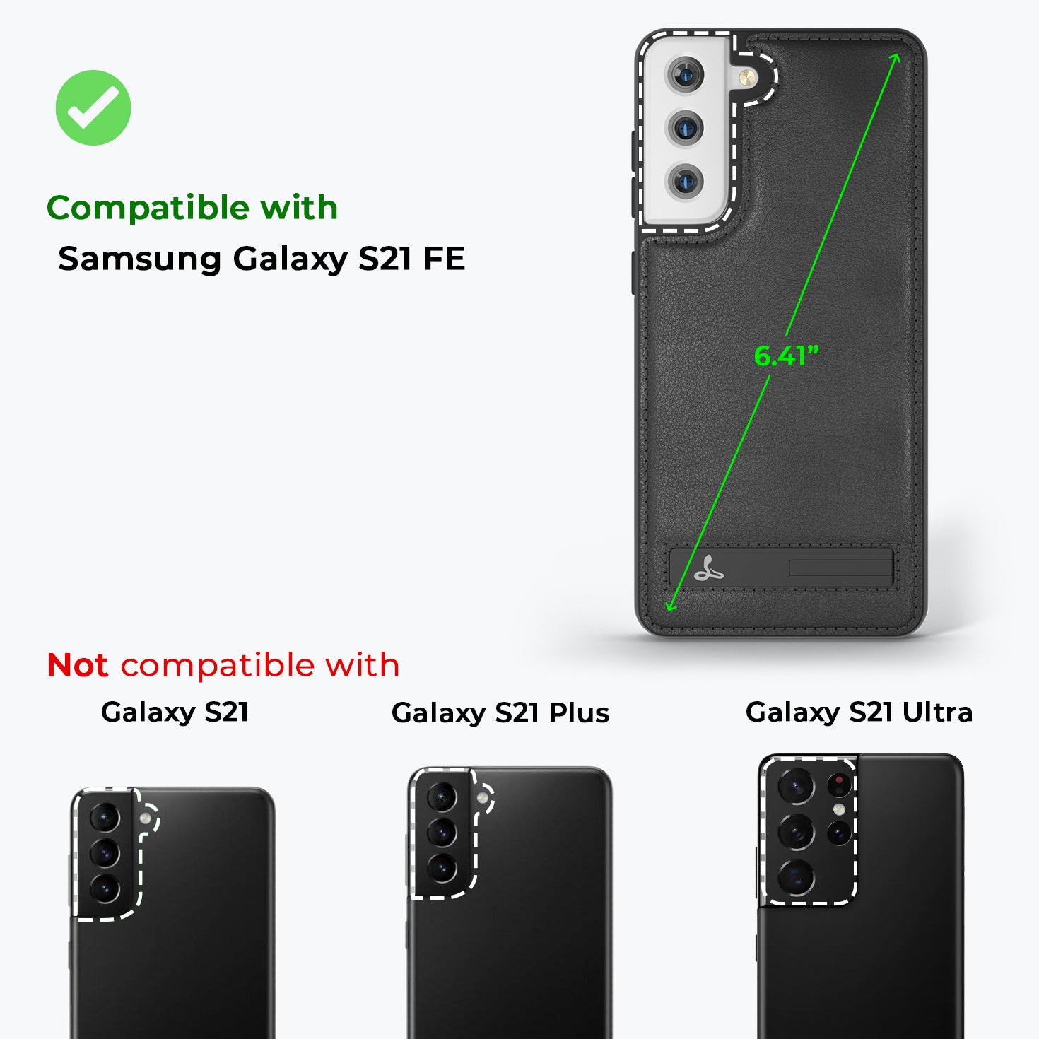 Samsung Galaxy S21 FE - Metro Leather Phone Case