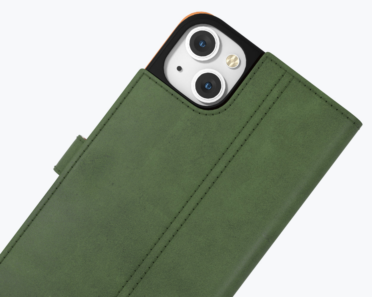 Apple iPhone 14 - Vintage Leather Wallet Phone Case