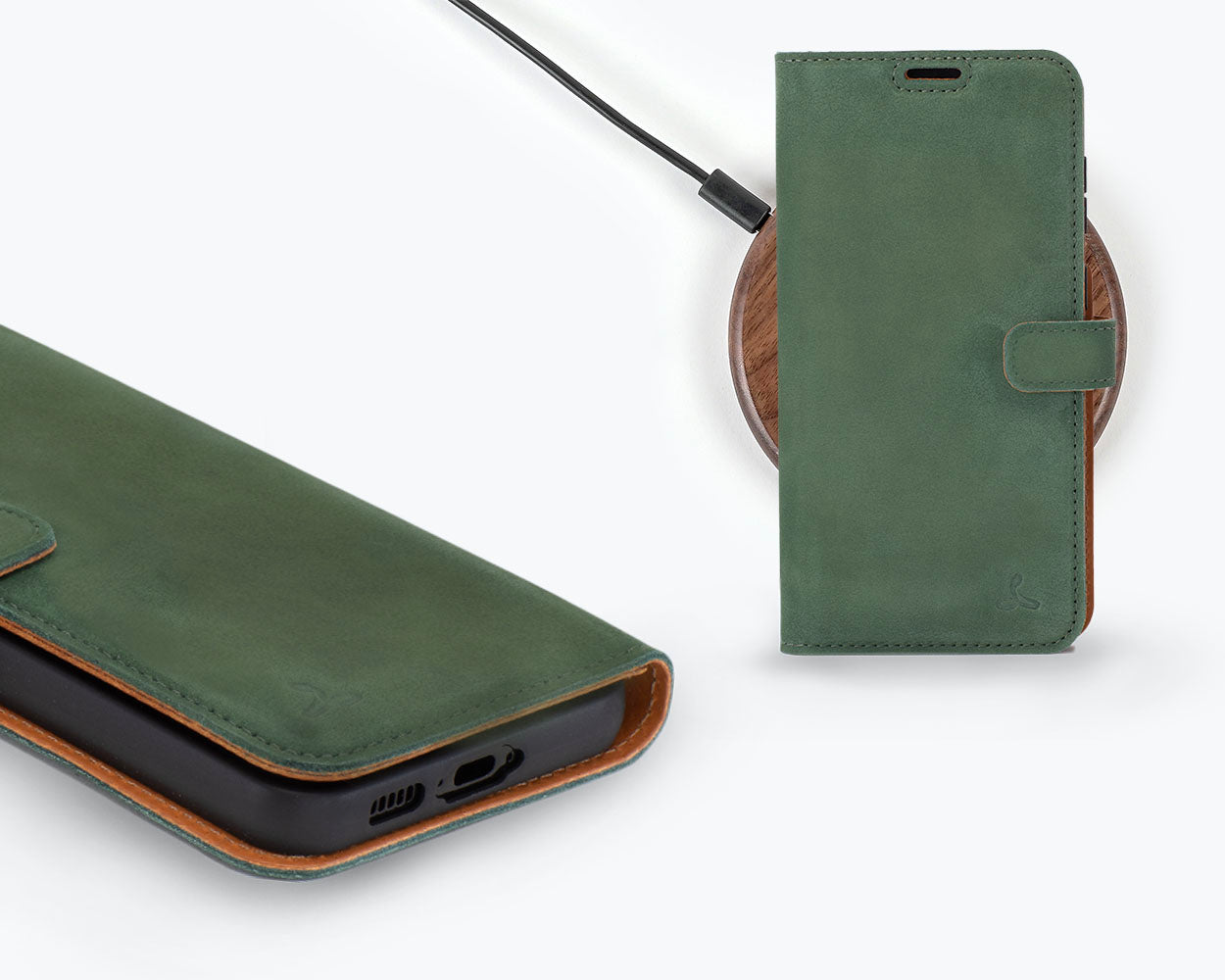 Samsung Galaxy S23 Plus - Vintage Leather Wallet Phone Case