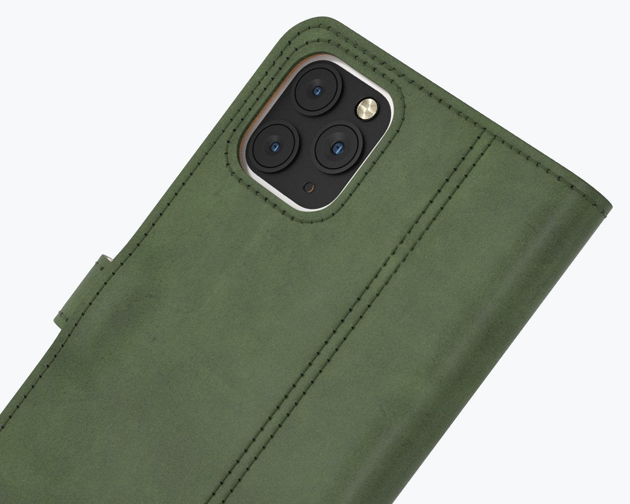 Apple iPhone 11 Pro Max - Vintage Leather Wallet Phone Case