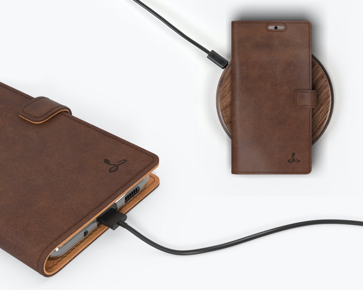 Samsung Galaxy S20 - Vintage Leather Wallet Phone Case