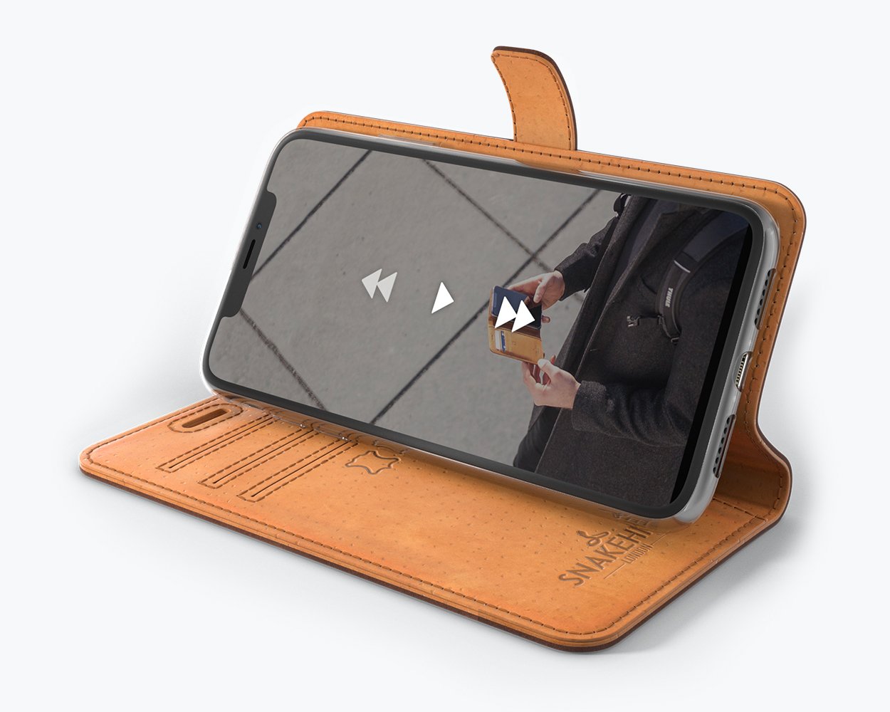 Apple iPhone 11 - Vintage Leather Wallet Phone Case