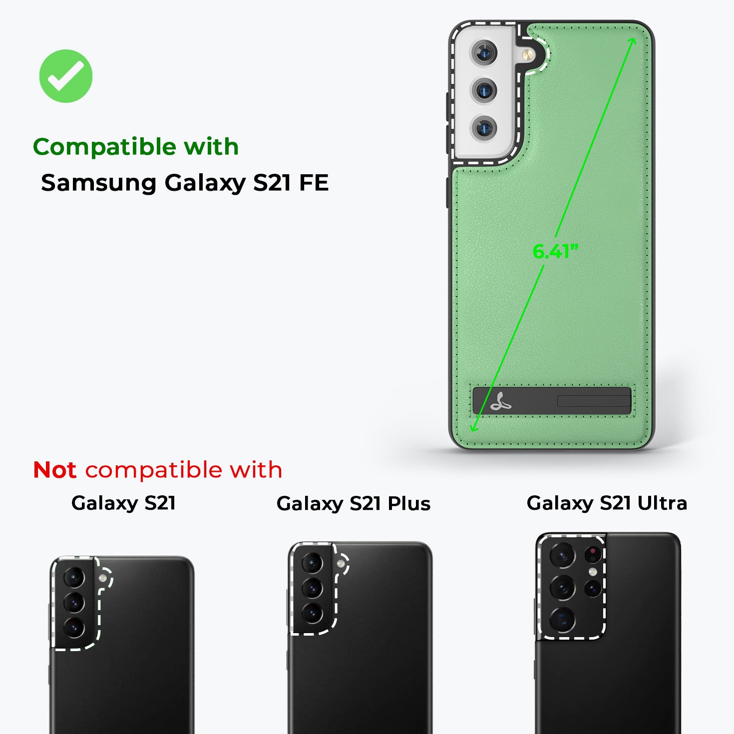 Samsung Galaxy S21 FE - Metro Leather Phone Case