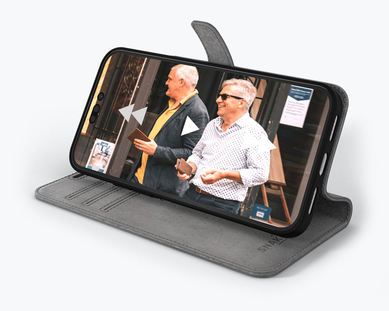 Apple iPhone 14 Pro - Vintage Leather Wallet Phone Case