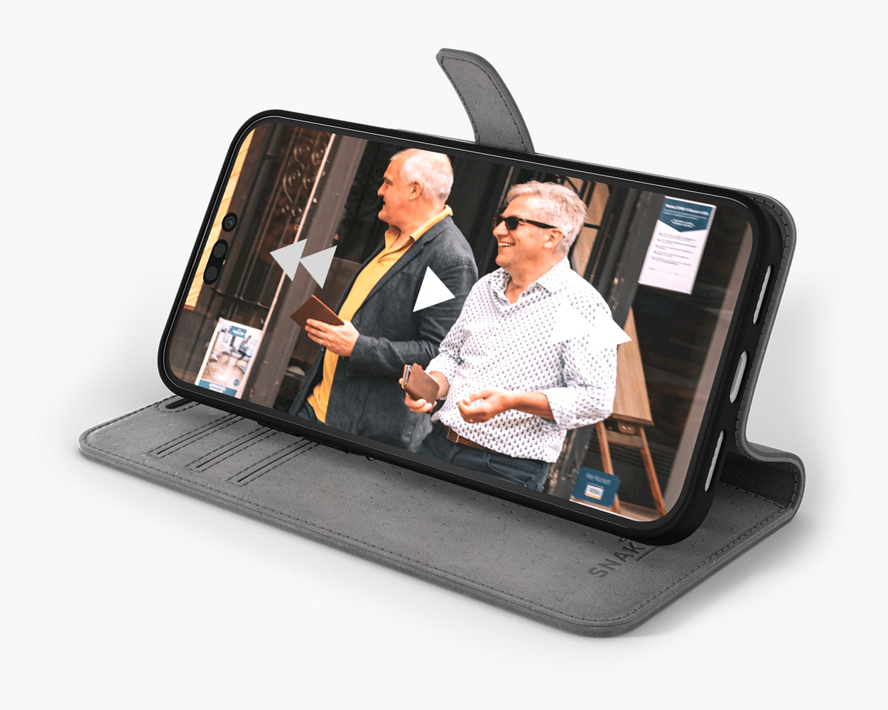 Apple iPhone 14 Pro Max - Vintage Leather Wallet Phone Case