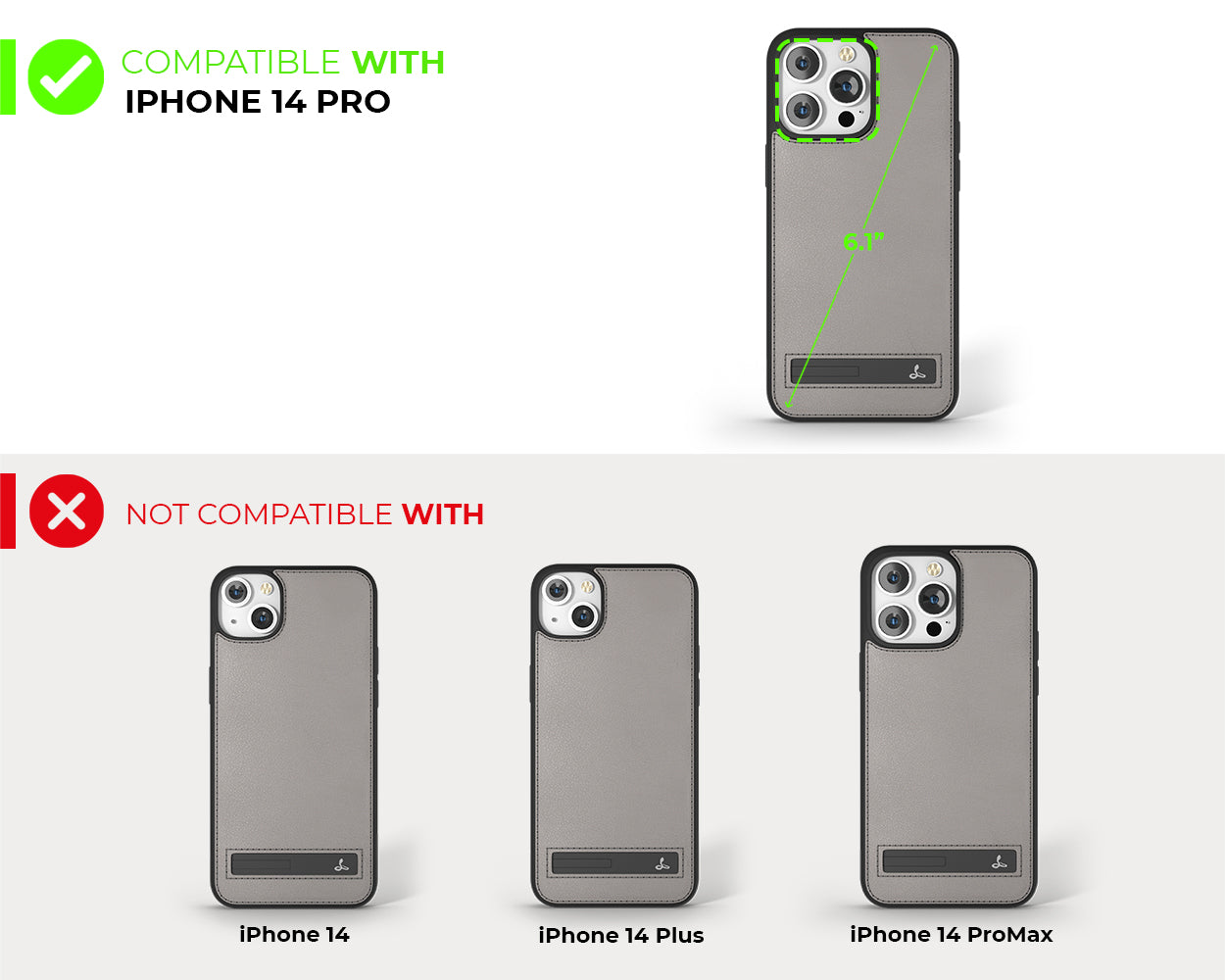 Apple iPhone 14 Pro - Metro Leather Phone Case