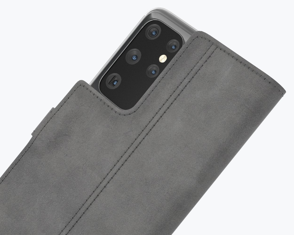 Samsung Galaxy S21 Ultra - Vintage Leather Wallet Phone Case