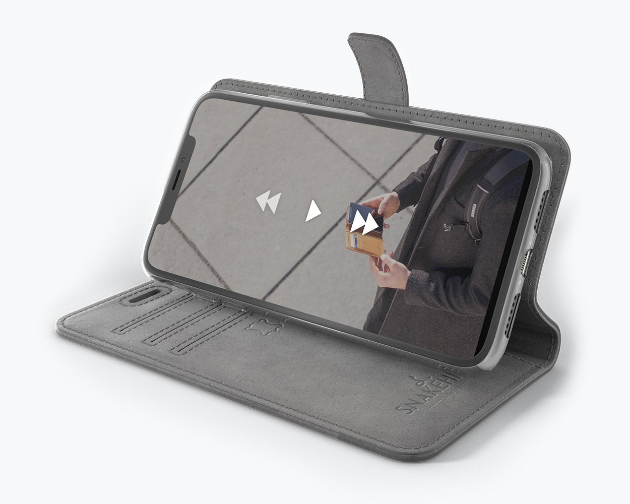 Apple iPhone 11 - Vintage Leather Wallet Phone Case