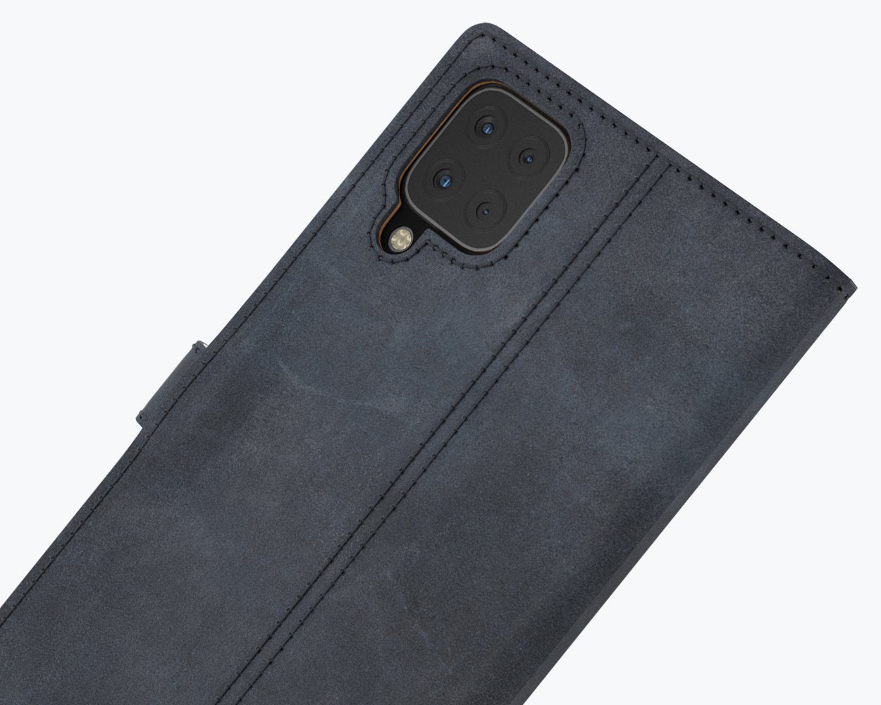 Samsung Galaxy A12 - Vintage Leather Wallet Phone Case